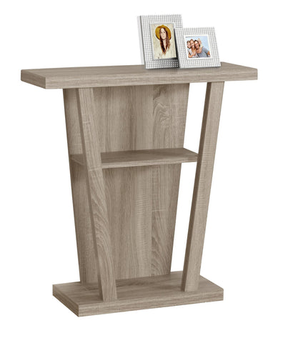 L&S Basics 10307 Accent Table - 32"L / Dark Taupe Hall Console