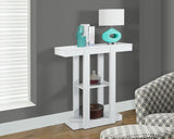 L&S Basics 10309 Accent Table - 32"L / White Hall Console