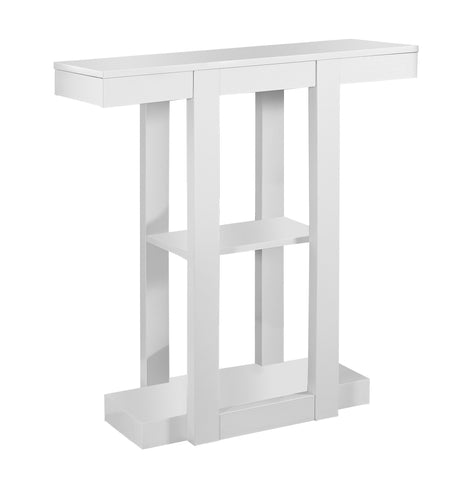 L&S Basics 10309 Accent Table - 32"L / White Hall Console