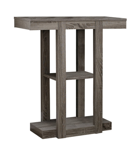L&S Basics 10310 Accent Table - 32"L / Dark Taupe Hall Console