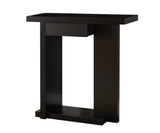 L&S Basics 10312 Accent Table - 32"L / Cappuccino Hall Console