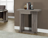 L&S Basics 10313 Accent Table - 32"L / Dark Taupe Hall Console