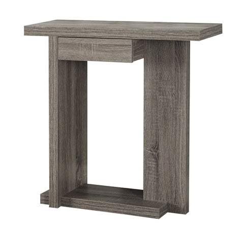 L&S Basics 10313 Accent Table - 32"L / Dark Taupe Hall Console