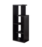 L&S Basics 10317 Bookcase - 48"H / Cappuccino Accent Display Unit
