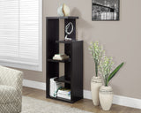 L&S Basics 10317 Bookcase - 48"H / Cappuccino Accent Display Unit