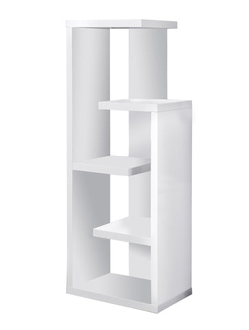L&S Basics 10318 Bookcase - 48"H / White Accent Display Unit