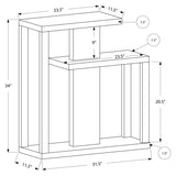 L&S Basics 10321 Accent Table - 32"L / Cappuccino Hall Console