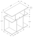 L&S Basics 10325 Accent Table - 24"H / Cappuccino