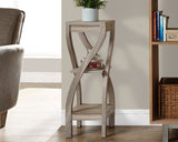 L&S Basics 10330 Accent Table - 32"H / Dark Taupe