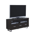 L&S Basics 10345 Tv Stand - 48"L / Cappuccino With 3 Drawers