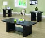 L&S Basics 10348 Table Set - 3Pcs Set / Cappuccino