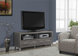 L&S Basics 10350 Tv Stand - 60"L / Dark Taupe With 4 Drawers