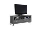L&S Basics 10350 Tv Stand - 60"L / Dark Taupe With 4 Drawers
