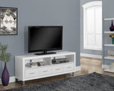 L&S Basics 10351 Tv Stand - 60"L / White With 4 Drawers