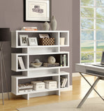 L&S Basics 10359 Bookcase - 55"H / White Modern Style