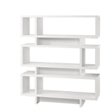 L&S Basics 10359 Bookcase - 55"H / White Modern Style
