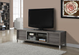 L&S Basics 10360 Tv Stand - 70"L / Dark Taupe Euro Style