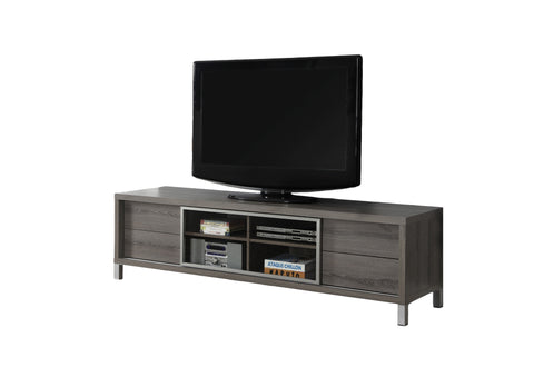 L&S Basics 10360 Tv Stand - 70"L / Dark Taupe Euro Style