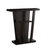 L&S Basics 10364 Accent Table - 32"L / Cappuccino Hall Console