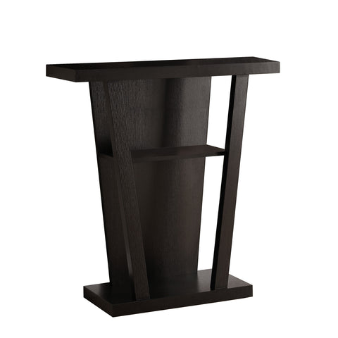L&S Basics 10364 Accent Table - 32"L / Cappuccino Hall Console