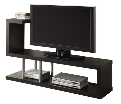 L&S Basics 10374 Tv Stand - 60"L / Cappuccino