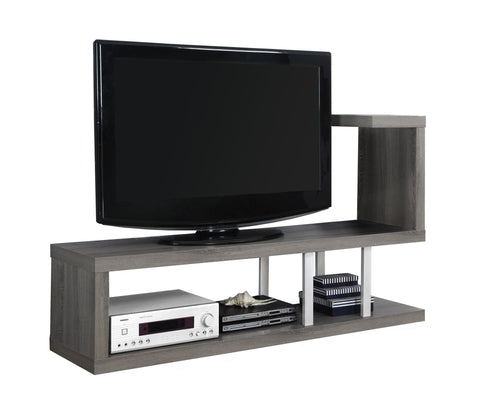 L&S Basics 10376 Tv Stand - 60"L / Dark Taupe