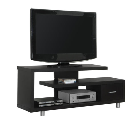 L&S Basics 10388 Tv Stand - 60"L / Cappuccino With 1 Drawer