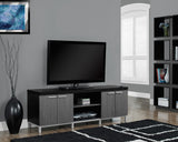 L&S Basics 10400 Tv Stand - 60"L / Black / Grey