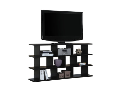 L&S Basics 10404 Bookcase - 60" / Cappuccino Horizontal - Vertical Etagere