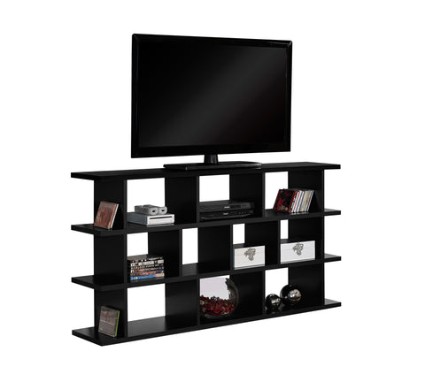L&S Basics 10406 Bookcase - 60" / Black Horizontal Or Vertical Etagere