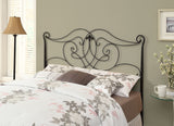 L&S Basics 10408 Bed - Queen Or Full Size / Satin Black Head Or Footboard
