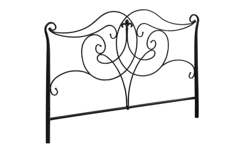 L&S Basics 10408 Bed - Queen Or Full Size / Satin Black Head Or Footboard