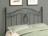 L&S Basics 10413 Bed - Queen Or Full Size /  Black Headboard Or Footboard