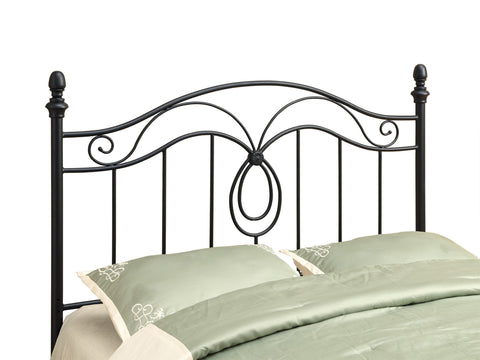 L&S Basics 10413 Bed - Queen Or Full Size /  Black Headboard Or Footboard