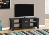 L&S Basics 10425 Tv Stand - 60"L / Cappuccino With 2 Drawers