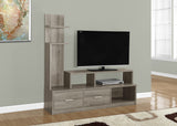 L&S Basics 10435 Tv Stand - 60"L / Dark Taupe With A Display Tower