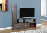 L&S Basics 10437 Tv Stand - 60"L / Grey With A Display Tower