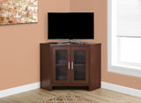 L&S Basics 10440 Tv Stand - 42"L / Warm Cherry Corner With Glass Doors