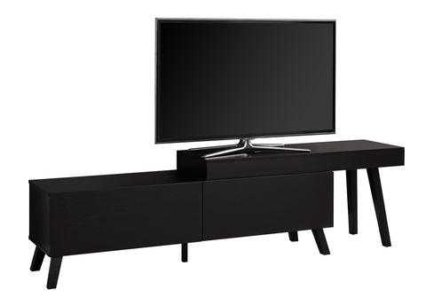 L&S Basics 10452 Tv Stand - 67"L To 84"L / Cappuccino / 2 Drawers