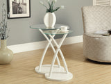L&S Basics 10489 Nesting Table - 2Pcs Set / White Bentwood