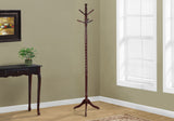 L&S Basics 10496 Coat Rack - 72"H / Cherry Solid Wood Traditional Style