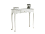 L&S Basics 10534 Accent Table - 36"L / Antique White Hall Console