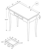 L&S Basics 10535 Accent Table - 36"L / Dark Cherry Hall Console