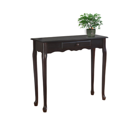 L&S Basics 10535 Accent Table - 36"L / Dark Cherry Hall Console