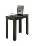 L&S Basics 10538 Accent Table - Black / Grey Marble