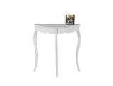 L&S Basics 10546 Accent Table - 31"L / Antique White Hall Console