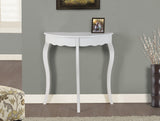 L&S Basics 10546 Accent Table - 31"L / Antique White Hall Console