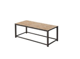 L&S Basics 10569 Coffee Table - Terracotta Tile Top / Hammered Brown