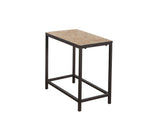 L&S Basics 10571 Accent Table - Terracotta Tile Top / Hammered Brown