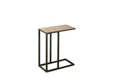 L&S Basics 10572 Accent Table - Terracotta Tile Top / Hammered Brown